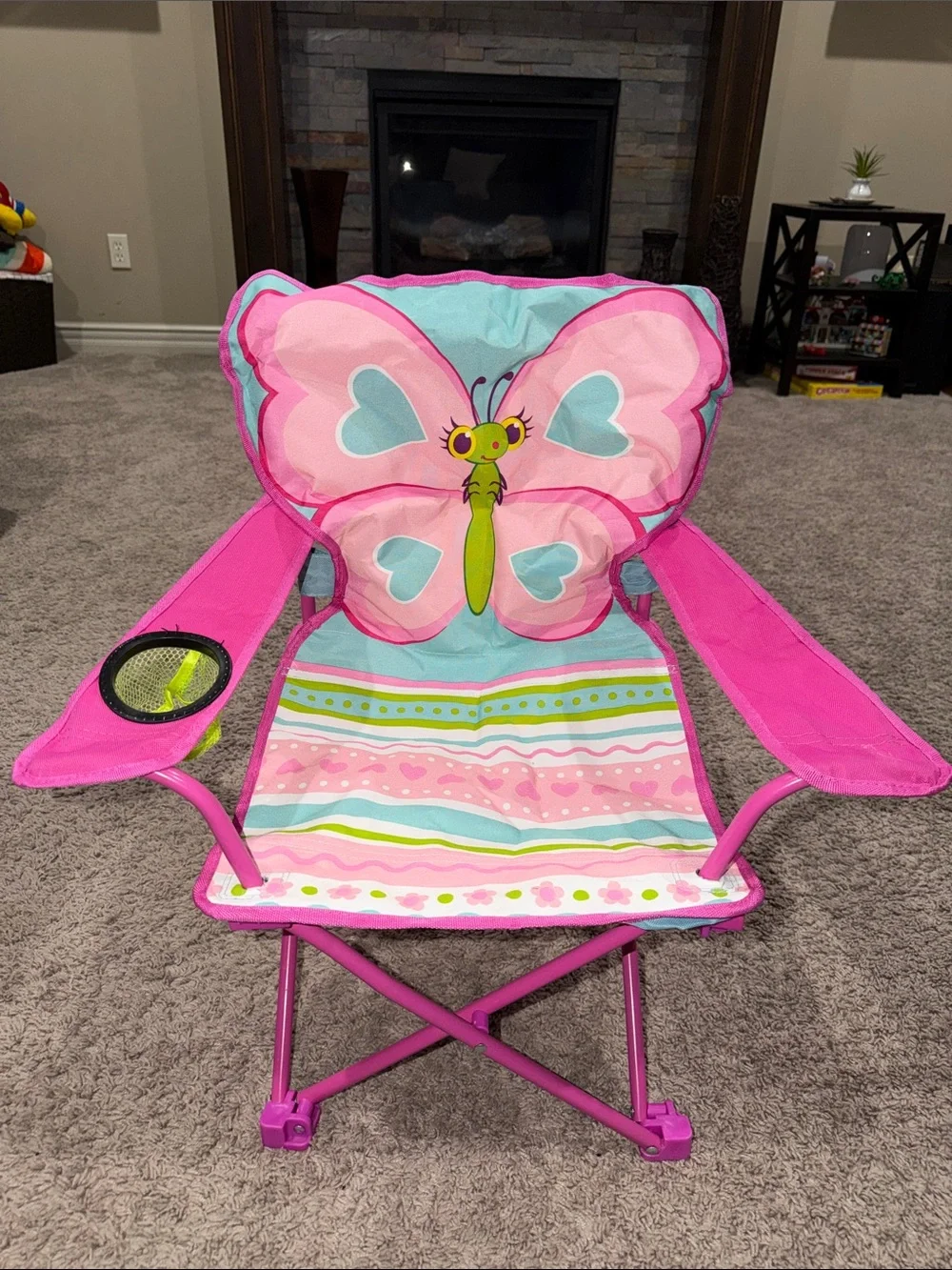 Melissa & Doug Sunny Patch Butterfly folding ChairPink, Green, Blue